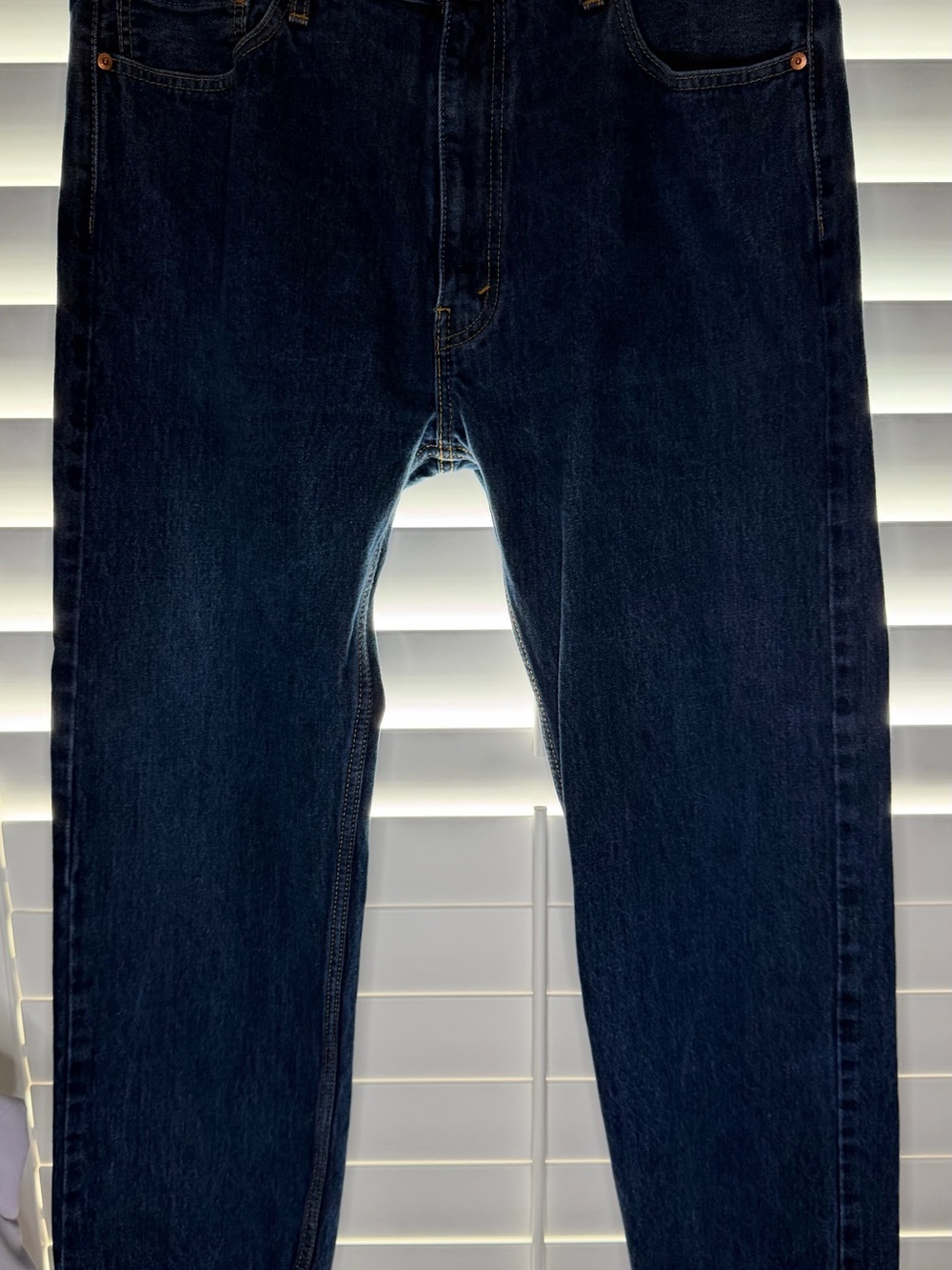 Levi's Men's 505 Dark Indigo Straight Jeans